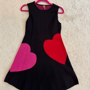 Zoe Ltd Black and Pink Asymmetrical Embellished Dress